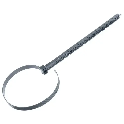 Pipe Hanger Zipstick Gray ABS Gray