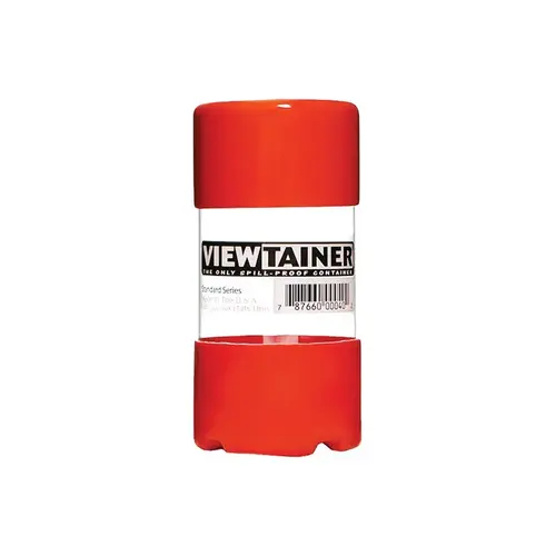 Slit Top Container 2" W X 4" H Plastic Red Red - pack of 24