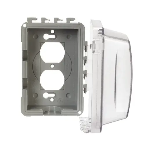 Cover, 5-1/2 in L, 4 in W, Polycarbonate, Clear Cover, 5-1/2 in L, 4 in W, Polycarbonate, Clear