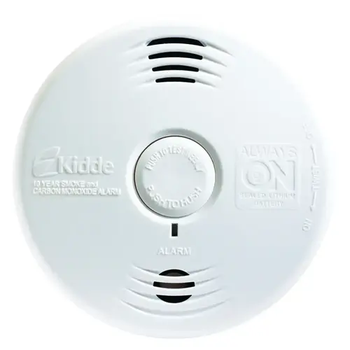 Smoke and Carbon Monoxide Detector Worry-Free Battery-Powered Electrochemical/Ionization/Photoelectric Smoke and Carbon Monoxide
