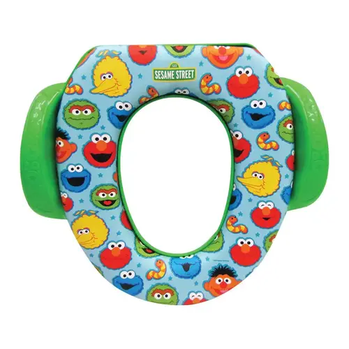 Child's Toilet Seat Sesame Street Best Pals Round Soft