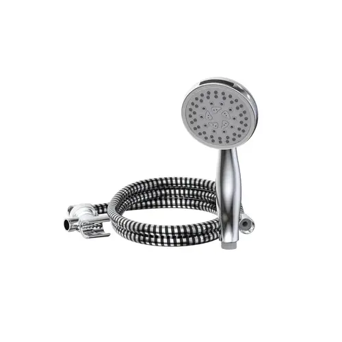 Handheld Shower, 1.8 gpm, 5-Spray Function, Polished Chrome, 60 in L Hose