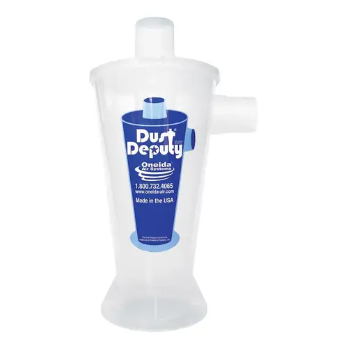 Wet/Dry Vac Cyclone Separator Kit 6.25 L X 7" W X 9" D White Wet/Dry Vac Cyclone Separator Kit 6.25 L X 7" W X 9" D White