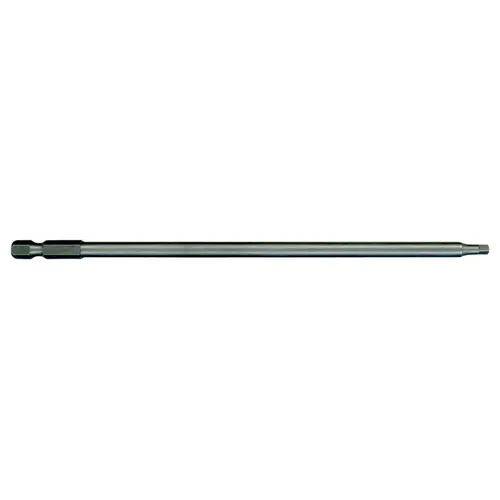 Power Bit, Square Drive, 6.73 in Shank, Hex Shank, 6-3/4 in L, Steel Pair Uncoated