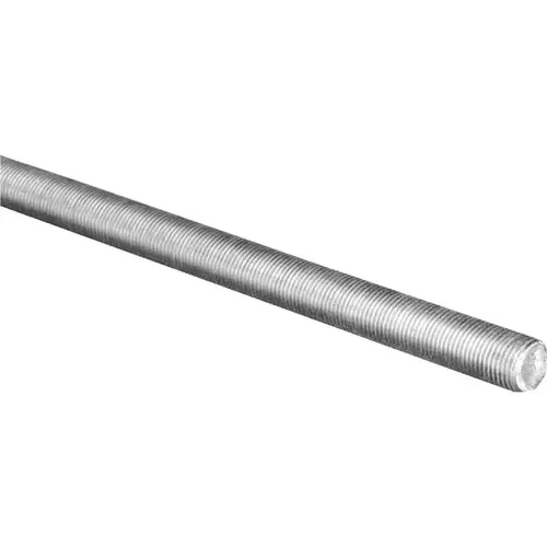 Steelworks 1/2 In. x 1 Ft. Steel Threaded Rod