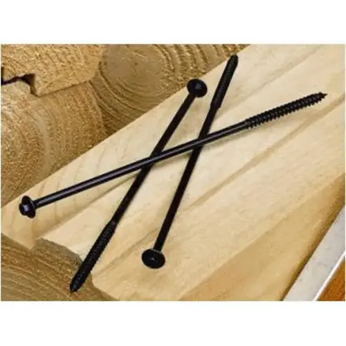 Wood Screws LogHog No. 14 S X 7" L Hex Epoxy Epoxy Wood Screws LogHog No. 14 S X 7" L Hex Epoxy Epoxy