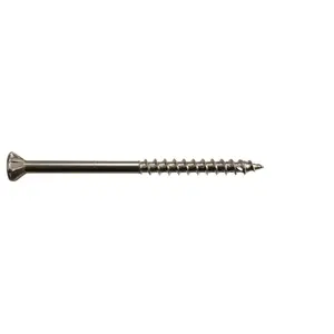 Fastap SS300SSQ Wood Screws Tech 7 No. 10 S X 3" L Square 4 lb
