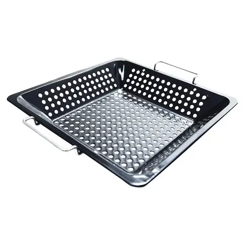 Grill Wok Porcelain 17" L X 12" W Black/Silver Grill Wok Porcelain 17" L X 12" W Black/Silver