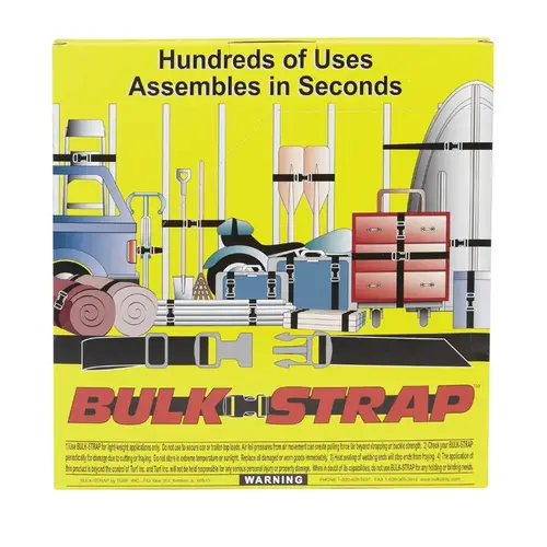 Webbing 1.5" W X 300 ft. L Black 200 lb Black