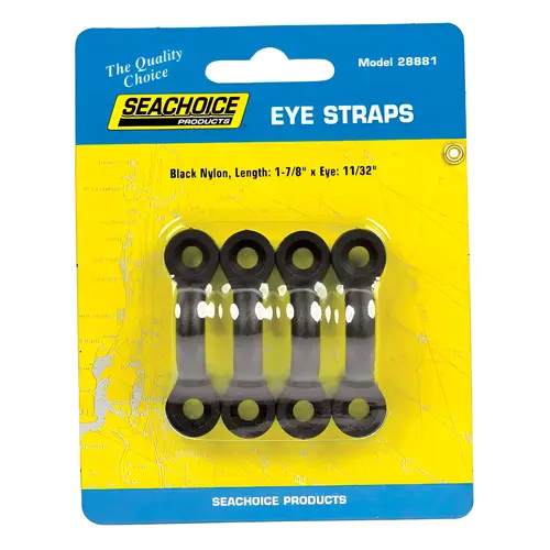 Eye Straps Polished Nylon 1-7/8" L X 11/32" W Polished Eye Straps Polished Nylon 1-7/8" L X 11/32" W Polished