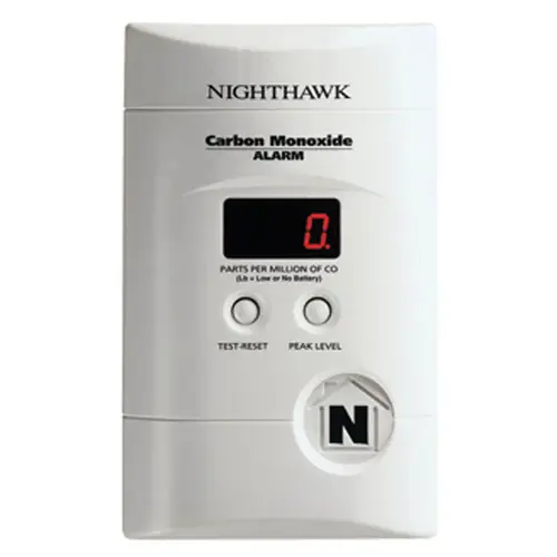 Carbon Monoxide Detector Nighthawk Plug-In w/Battery Back-up Electrochemical Carbon Monoxide Detector Nighthawk Plug-In w/Battery Back-up Electrochemical