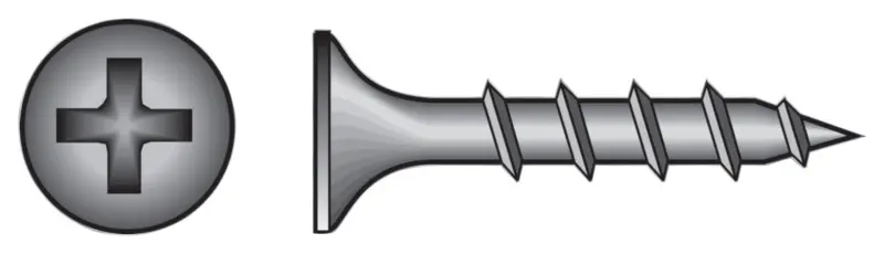 Stallion Drywall Screws No. 8 S X 2-1/2 L Phillips 5 lb Phosphate - pack of 6 212CDWS5-XCP6 Stallion Drywall Screws No. 8 S X 2-1/2 L Phillips 5 lb Phosphate - pack of 6 212CDWS5-XCP6