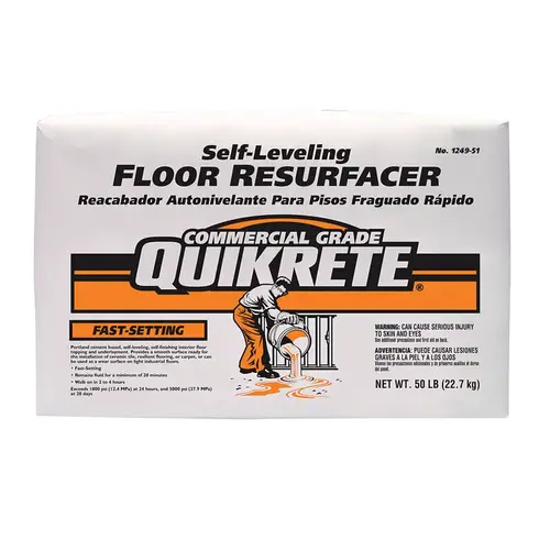 Concrete Resurfacer Self-Leveling 50 lb Gray Concrete Resurfacer Self-Leveling 50 lb Gray