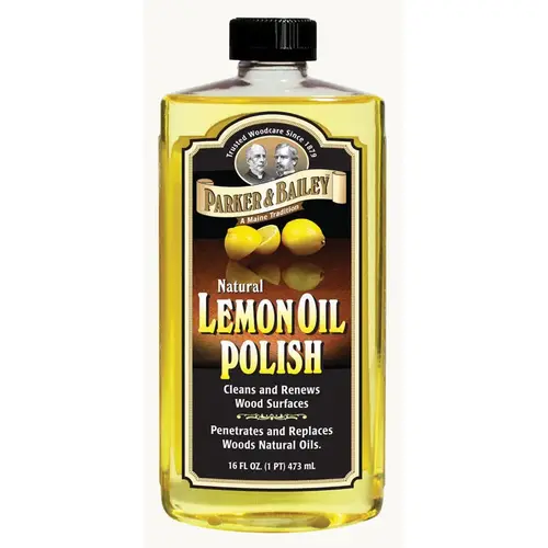 Oil Polish, 16 oz, Light Yellow, Liquid, Lemon - pack of 6