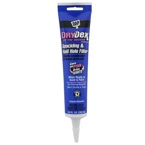 Spackling Compound DryDex Ready to Use White 5.5 oz White Spackling Compound DryDex Ready to Use White 5.5 oz White