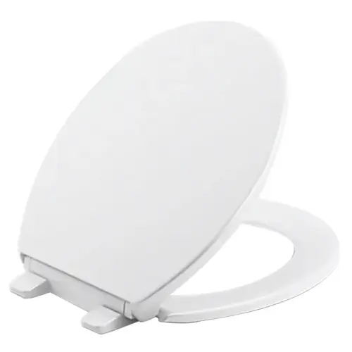 Toilet Seat Brevia Slow Close Round White Plastic White Toilet Seat Brevia Slow Close Round White Plastic White