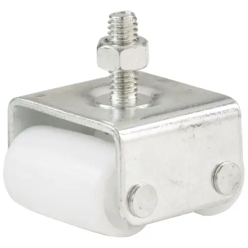 Appliance Caster, 5/8 in Dia Wheel, 250 lb Load, Aluminum, White - pack of 4