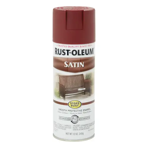 Spray Paint Stops Rust Satin Cabernet 12 oz Cabernet Spray Paint Stops Rust Satin Cabernet 12 oz Cabernet
