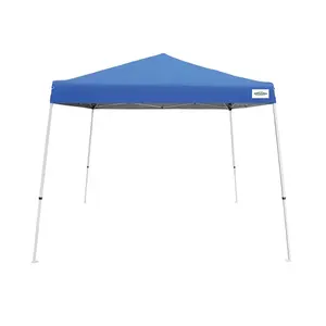Seasonal Trends 21007800020 Canopy, 10 ft L, 10 ft W, 9.2 in H, Steel Frame, Polyester Canopy, Blue Canopy