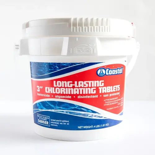 Chlorinating Chemicals Long Lasting Tablet 4 lb Chlorinating Chemicals Long Lasting Tablet 4 lb