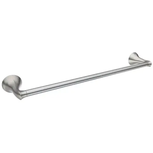 Towel Bar Darcy Brushed Nickel 24" L Zinc Brushed Nickel Towel Bar Darcy Brushed Nickel 24" L Zinc Brushed Nickel