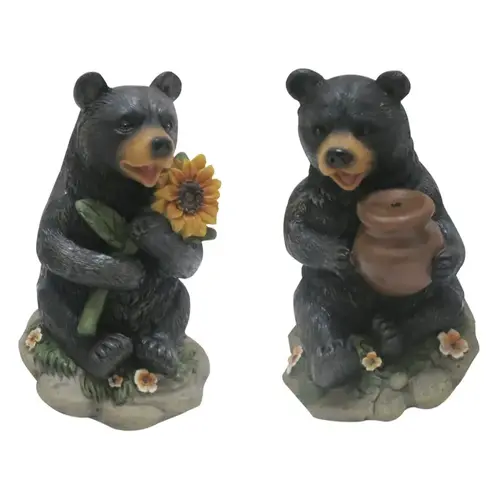 Statuary Ceramic Black 5" Bear Black Statuary Ceramic Black 5" Bear Black