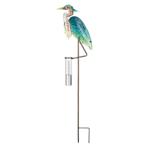 Rain Gauge Garden Stake Heron Stake 2.25" W X 9.5" L Multi-color Rain Gauge Garden Stake Heron Stake 2.25" W X 9.5" L Multi-color