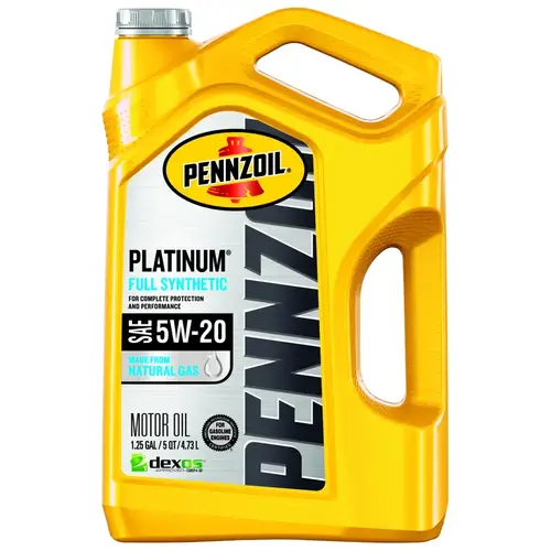 Motor Oil Platinum 5W-20 Gasoline Synthetic 5 qt - pack of 3 Motor Oil Platinum 5W-20 Gasoline Synthetic 5 qt - pack of 3