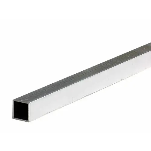 Aluminum Tube 6 ft. L Square Mill Aluminum Tube 6 ft. L Square Mill