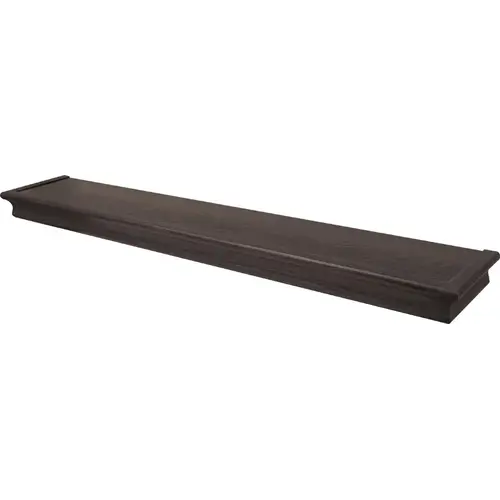 Floating Shelf 2" H X 36" W X 6" D Espresso Wood Espresso