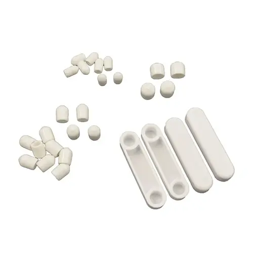 Assorted End Caps Plastic White Assorted End Caps Plastic White