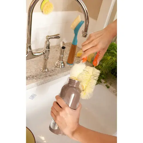 Bottle Brush Reach 2.24" W Medium Bristle 11.02" Plastic Handle Green Bottle Brush Reach 2.24" W Medium Bristle 11.02" Plastic Handle Green