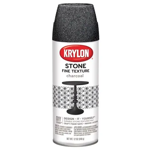 Spray Paint Fine Stone Texture Charcoal 12 oz Charcoal Spray Paint Fine Stone Texture Charcoal 12 oz Charcoal