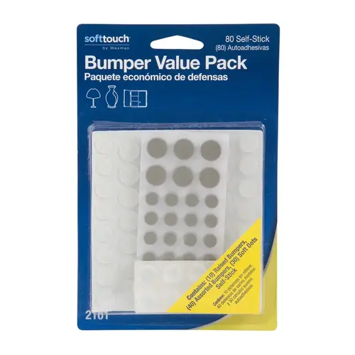 Protective Pad Plastic Self Adhesive Round Assorted in. W Protective Pad Plastic Self Adhesive Round Assorted in. W