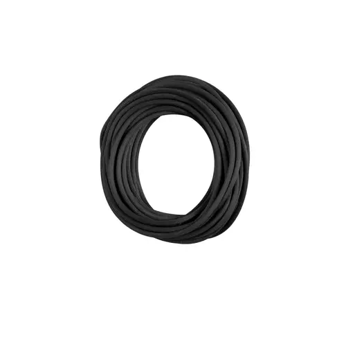 M-D Spline, 0.160 in D, 25 ft L, Vinyl, Black, Round M-D Spline, 0.160 in D, 25 ft L, Vinyl, Black, Round