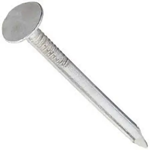 Nail 2" Roofing Hot-Dipped Galvanized Steel Diamond Head 25 lb Hot-Dipped Galvanized Nail 2" Roofing Hot-Dipped Galvanized Steel Diamond Head 25 lb Hot-Dipped Galvanized