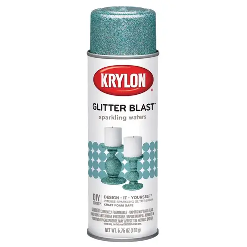 Glitter Blast Spray Paint, Glitter, 5.75 oz, Aerosol Can Sparkling Waters