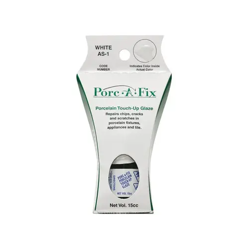 Porc-A-Fix American Standard White High Gloss Porcelain Touch-up Paint, 15cc Porc-A-Fix American Standard White High Gloss Porcelain Touch-up Paint, 15cc
