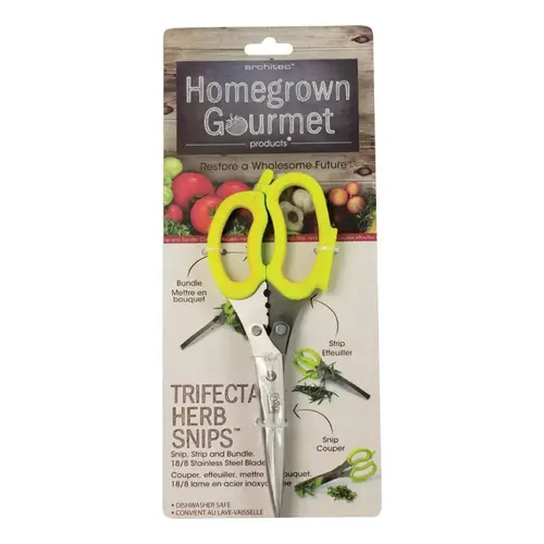 Herb Snips Homegrown Gourmet Stainless Steel Twin Blade 5914570 Herb Snips Homegrown Gourmet Stainless Steel Twin Blade 5914570
