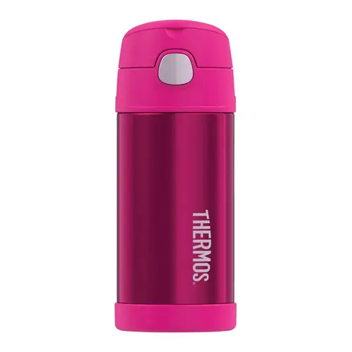 Thermos Bottle FUNtainer 12 oz Vacuum Insulated Pink BPA Free Pink Thermos Bottle FUNtainer 12 oz Vacuum Insulated Pink BPA Free Pink