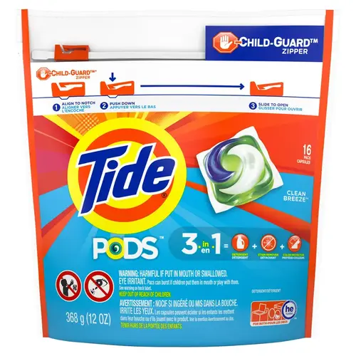 Laundry Detergent Clean Breeze Scent Pod 14 oz Laundry Detergent Clean Breeze Scent Pod 14 oz