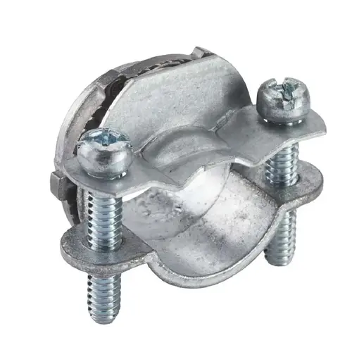 3/8 In. Die Cast-Zinc Clamp 10/3 Wire Size Box Connector 3/8 In. Die Cast-Zinc Clamp 10/3 Wire Size Box Connector