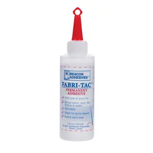 Beacon BBCS12FT4 Fabric Adhesive Liquid 4 oz Crystal Clear