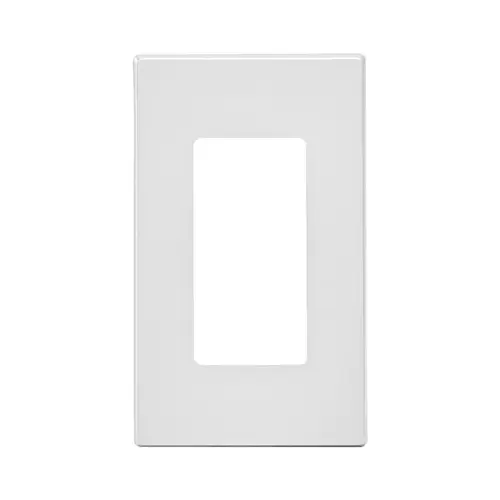 Screwless Wall Plate Decora Plus White 1 gang Polycarbonate Rocker White - pack of 20 Screwless Wall Plate Decora Plus White 1 gang Polycarbonate Rocker White - pack of 20