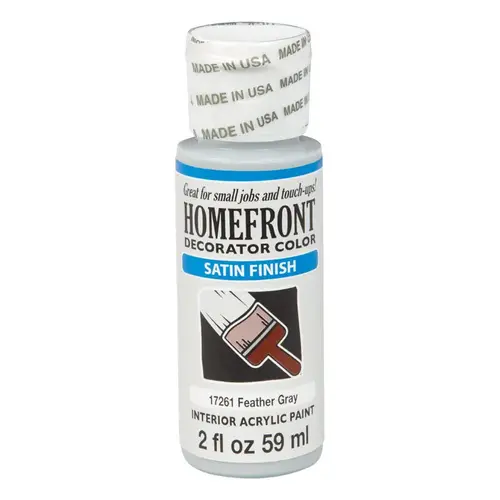 Hobby Paint Satin Feather Gray 2 oz Feather Gray Hobby Paint Satin Feather Gray 2 oz Feather Gray