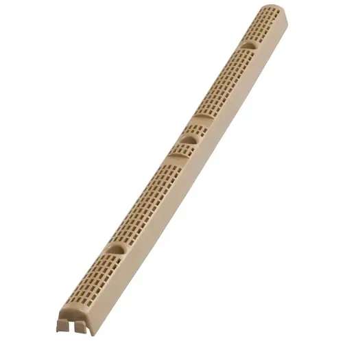 Vertical Closure Strips 1-1/4" W X 24" L Plastic Beige Beige