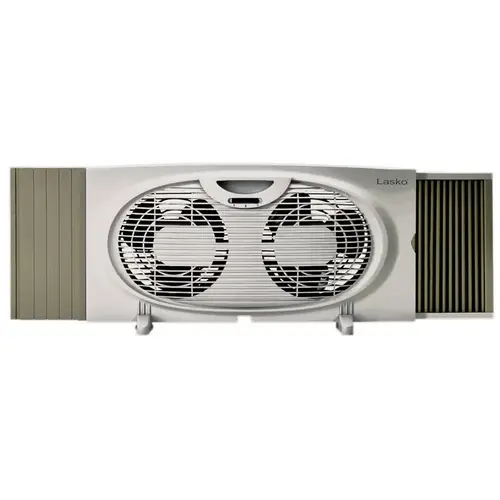 Twin Window Fan 10.15" H X 7" D 2 speed White Twin Window Fan 10.15" H X 7" D 2 speed White