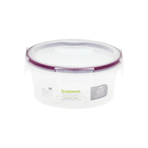 Food Storage Container Total Solution 3.8 cups Clear Clear Food Storage Container Total Solution 3.8 cups Clear Clear