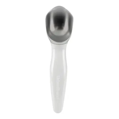 Ice Cream Scoop Fruzen White/ Silver Plastic/Zinc White/ Silver Ice Cream Scoop Fruzen White/ Silver Plastic/Zinc White/ Silver