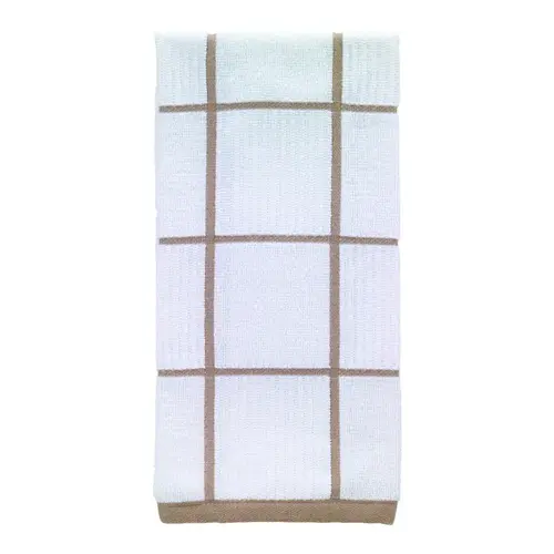 Kitchen Towel Sand Cotton Checked Parquet Sand Kitchen Towel Sand Cotton Checked Parquet Sand